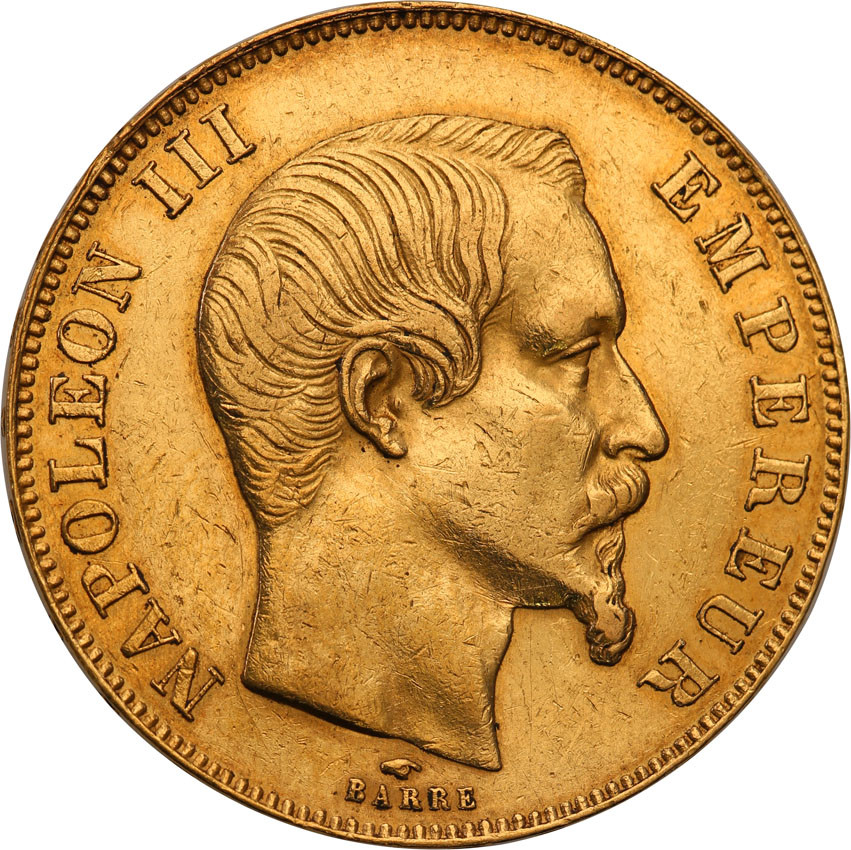 Francja. 50 franków 1857 A